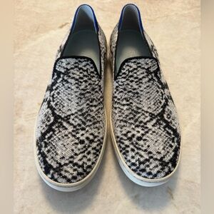 Rothy’s Shoes Slip on Espadrille Reptile